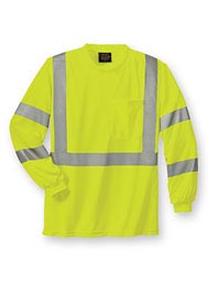 WearGuard® Class 3 Long-Sleeve Hi-Vis T-Shirt